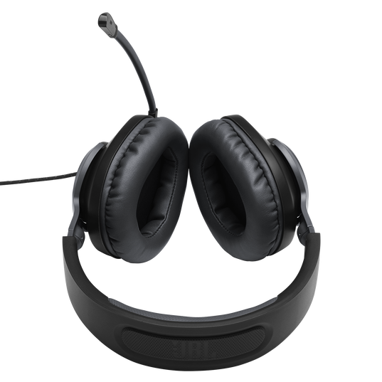 JBL Quantum 100 - Black - Wired over-ear gaming headset with flip-up mic - Detailshot 5